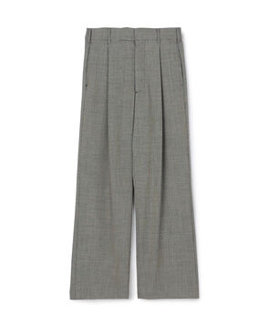 The CLASIK WIDE LEG TROUSERS 1プリーツワイドトラウザーズ