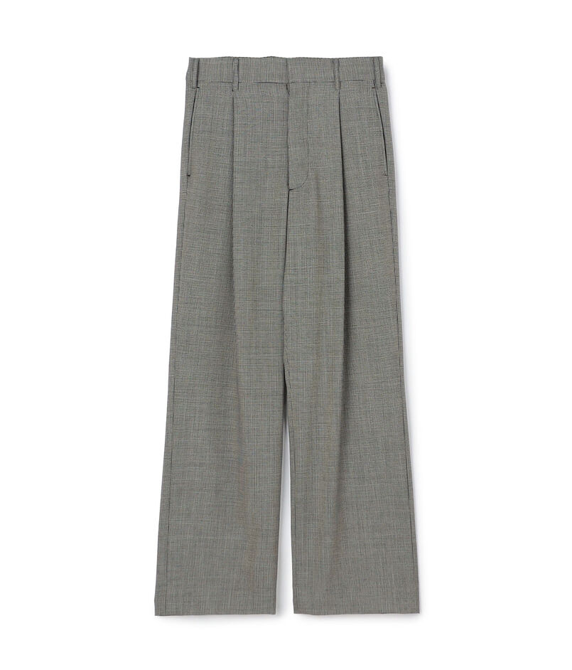 The CLASIK WIDE LEG TROUSERS 1プリーツワイドトラウザーズ