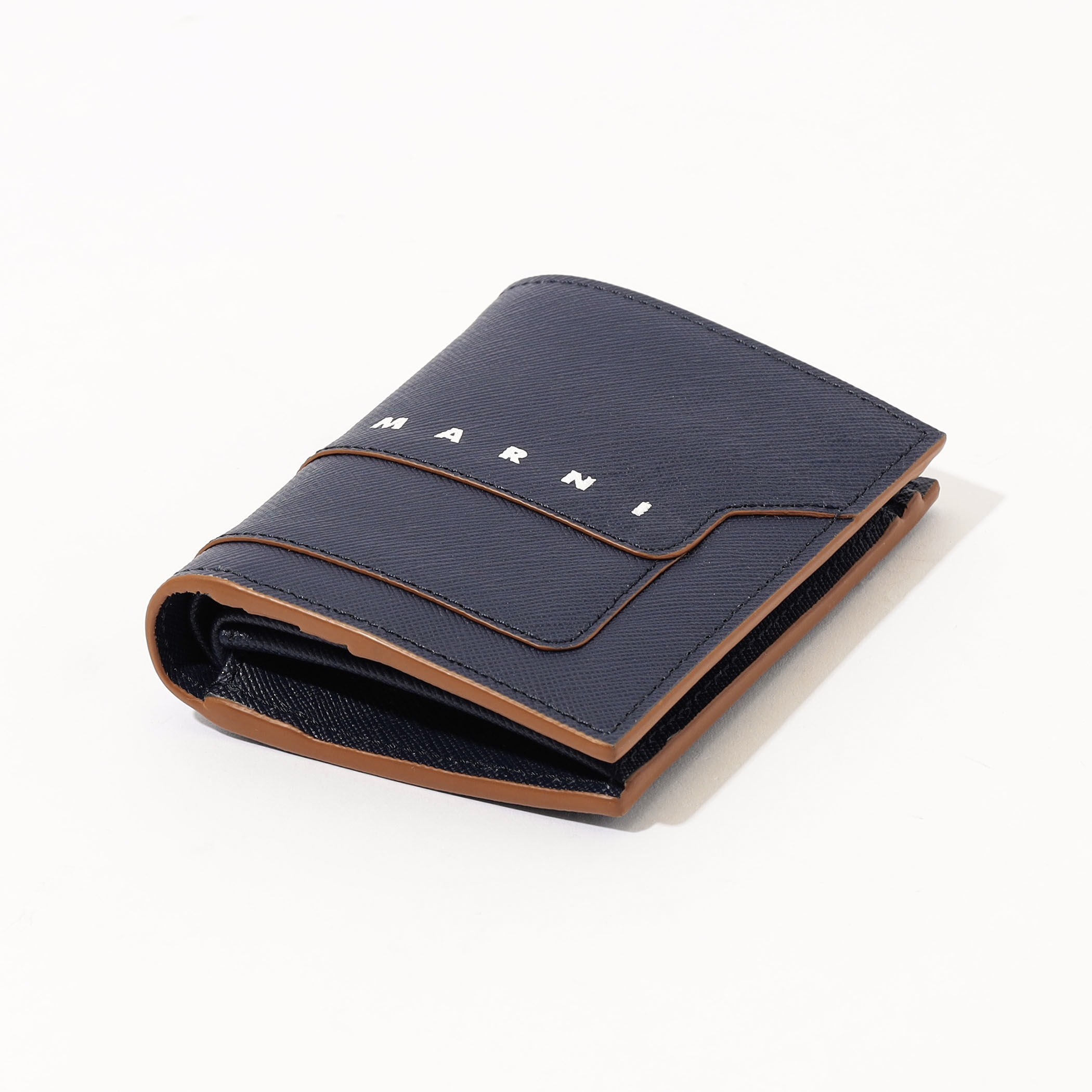 MARNI WALLET サフィアーノレザー製 二つ折りウォレット