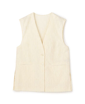 シャイニーカットジャカード Vカラージレ