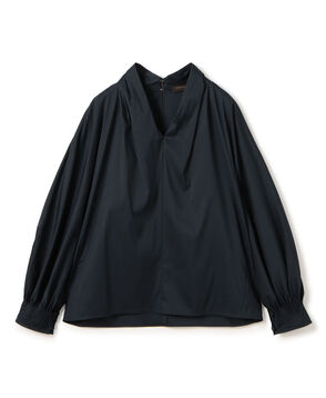 ストレッチブロード ドルマンパフブラウス