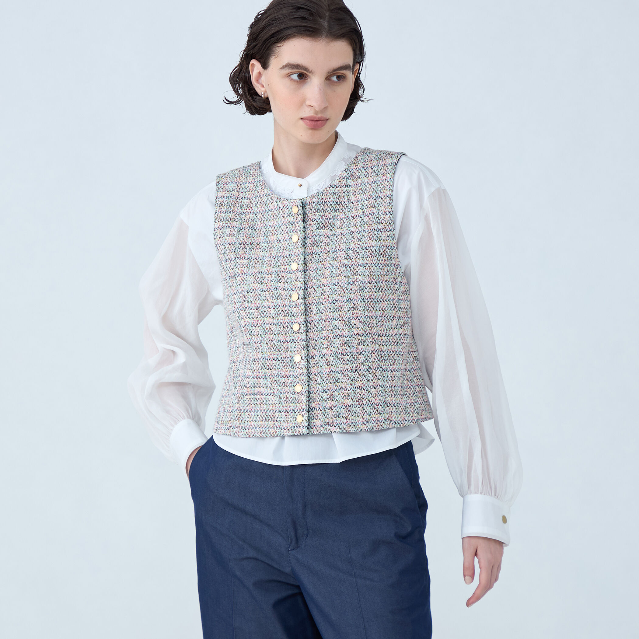 マリースパンコール 2-wayペプラムジレ｜トゥモローランド 公式通販