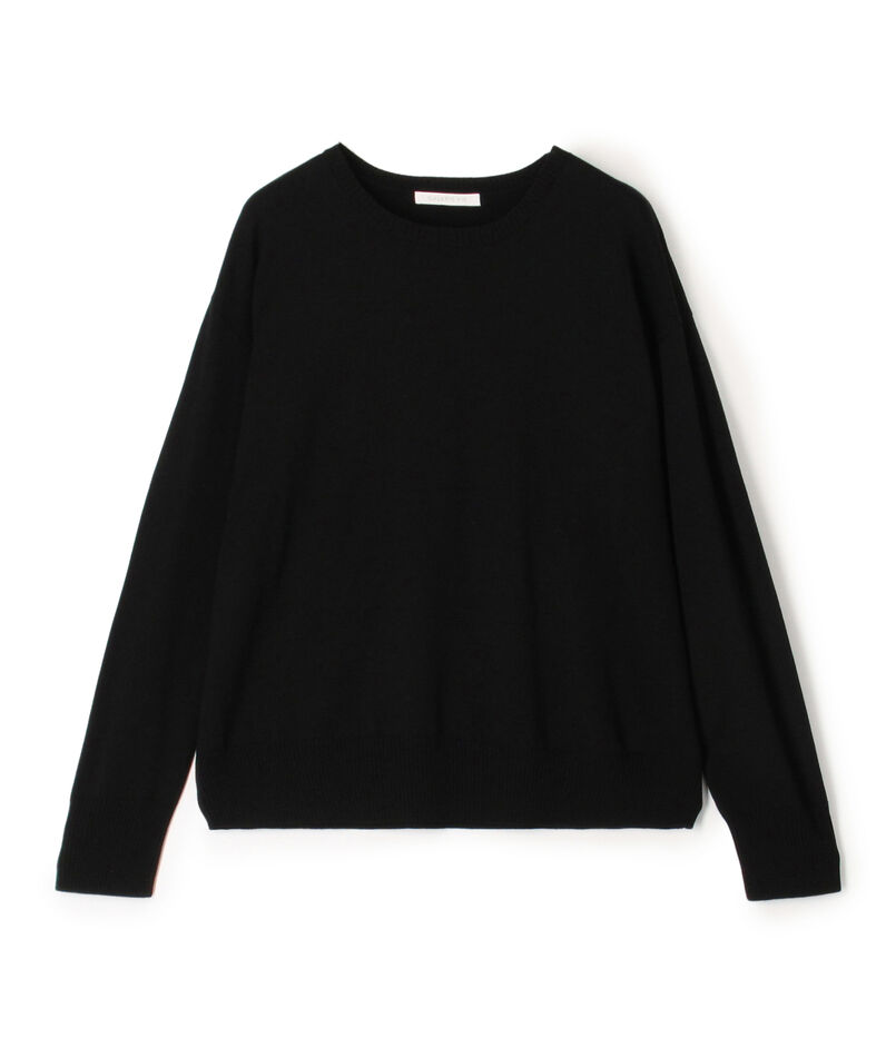 ウーステッドウール クルーネックプルオーバー