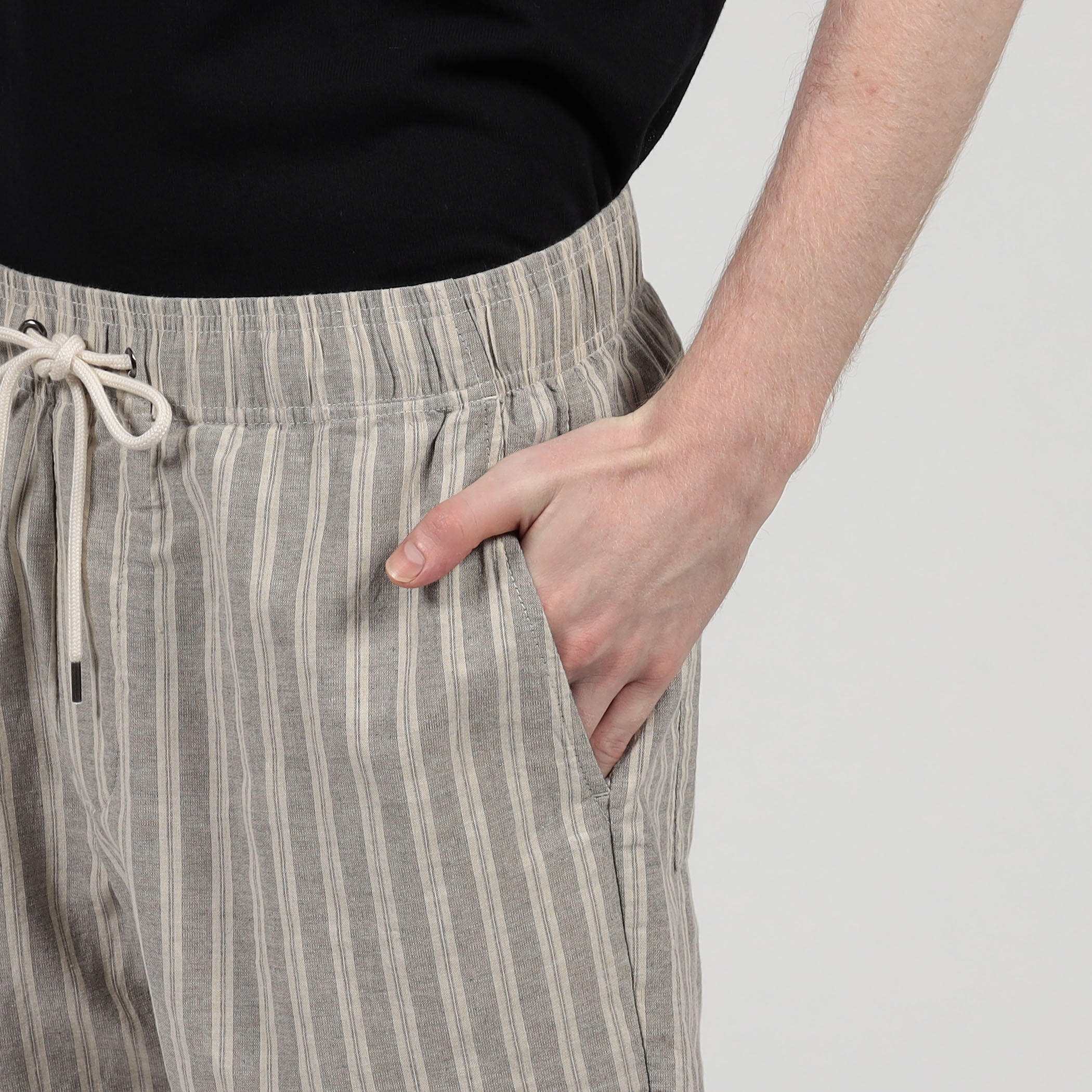 コットンリネンストライプ ショーツ MRYS4249｜トゥモローランド 公式通販