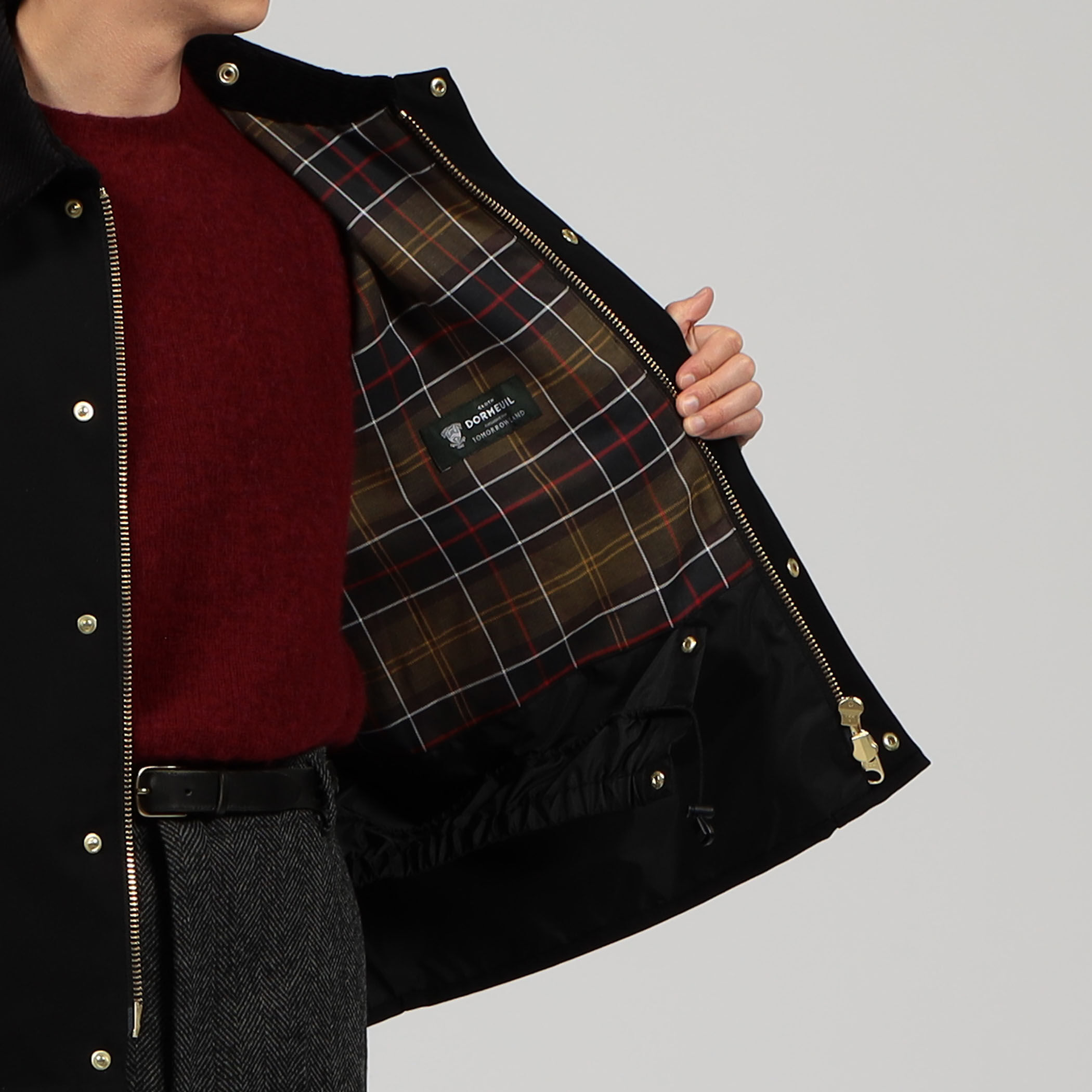 別注】Barbour Transport ウールコットンブルゾン