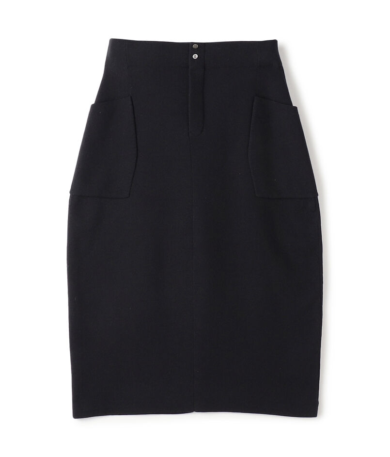 ■ミラノリブ コクーンミディスカート