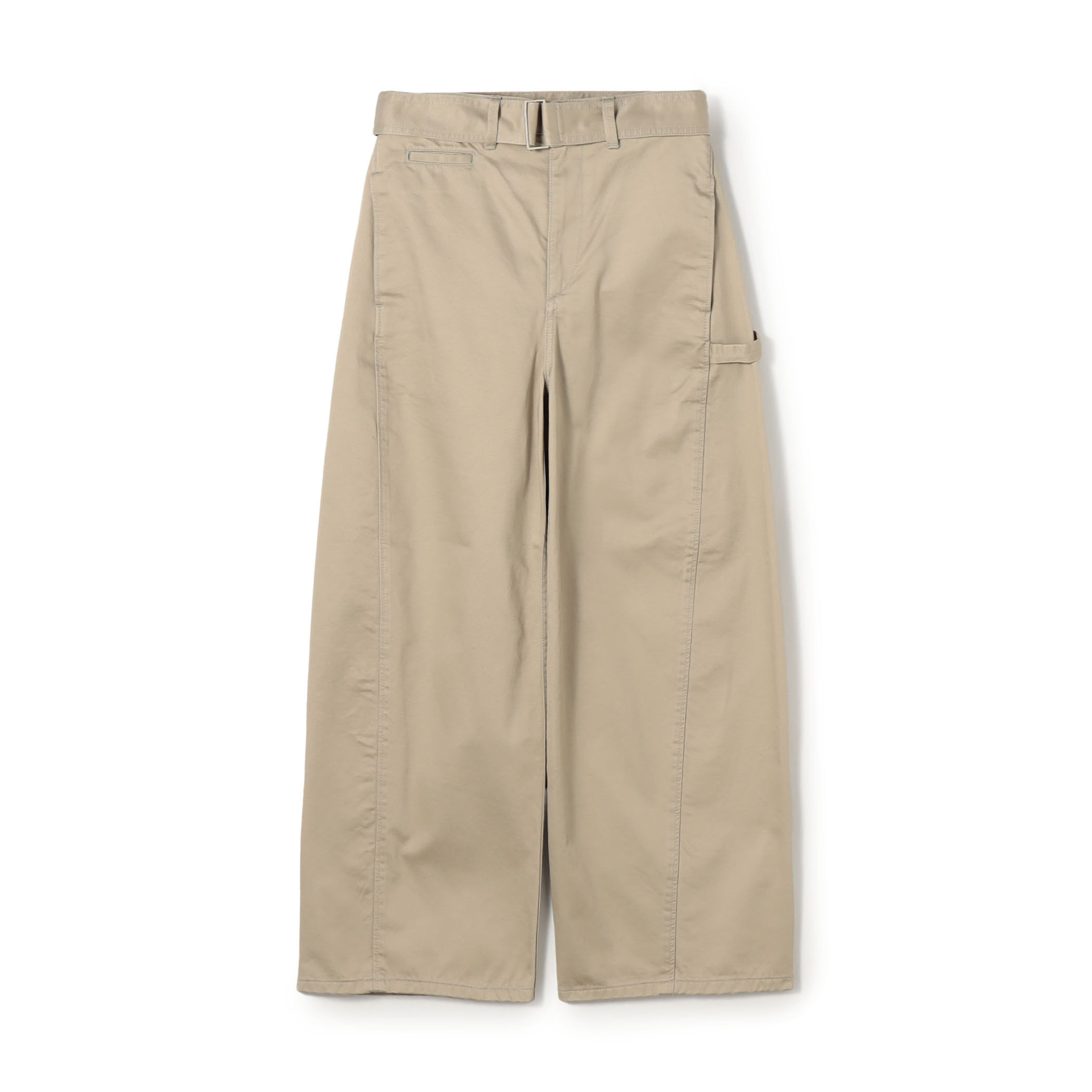 ベルテッドツイル3/4パンツ ベルト付き ドライツイル ベルテッドオーバルパンツ｜トゥモローランド 公式サイト