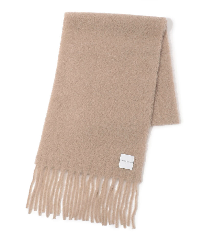 TOMORROWLAND Alpaca Nylon Solid stole