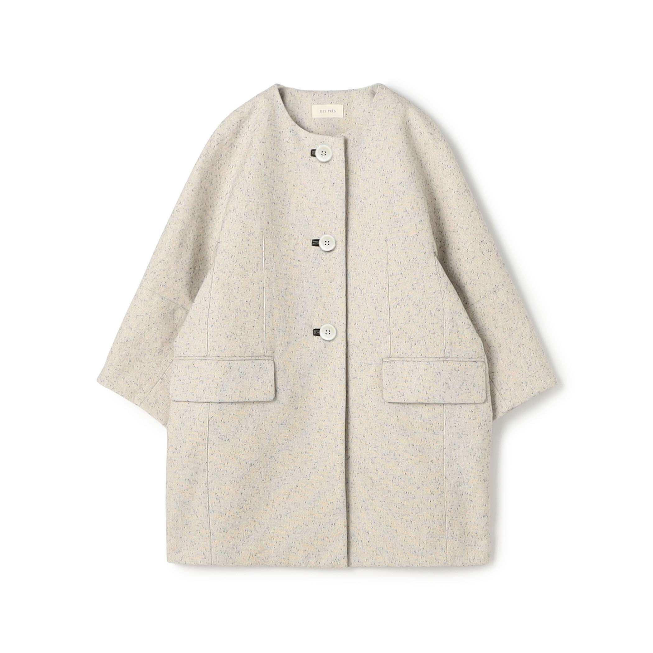 DES PRÉS ノーカラーコート｜トゥモローランド 公式通販