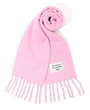 ■Acne Studios ロゴフリンジスカーフ