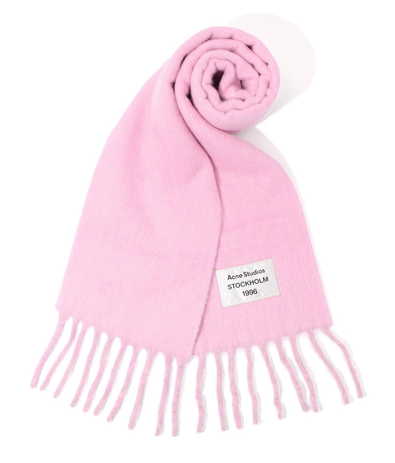 ■Acne Studios ロゴフリンジスカーフ