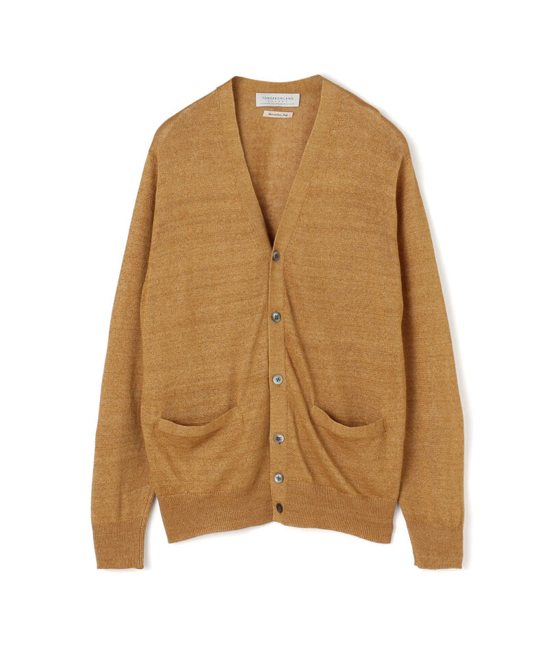 ■TOMORROWLAND tricot ティントリネン Vネックカーディガン