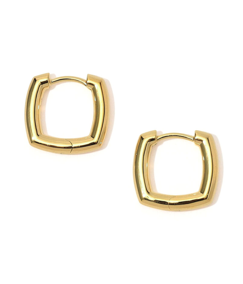 TOM WOOD Frame Hoops Small Gold フープピアス