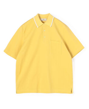 オーガニックコットン 鹿の子ジャージー ポロシャツ