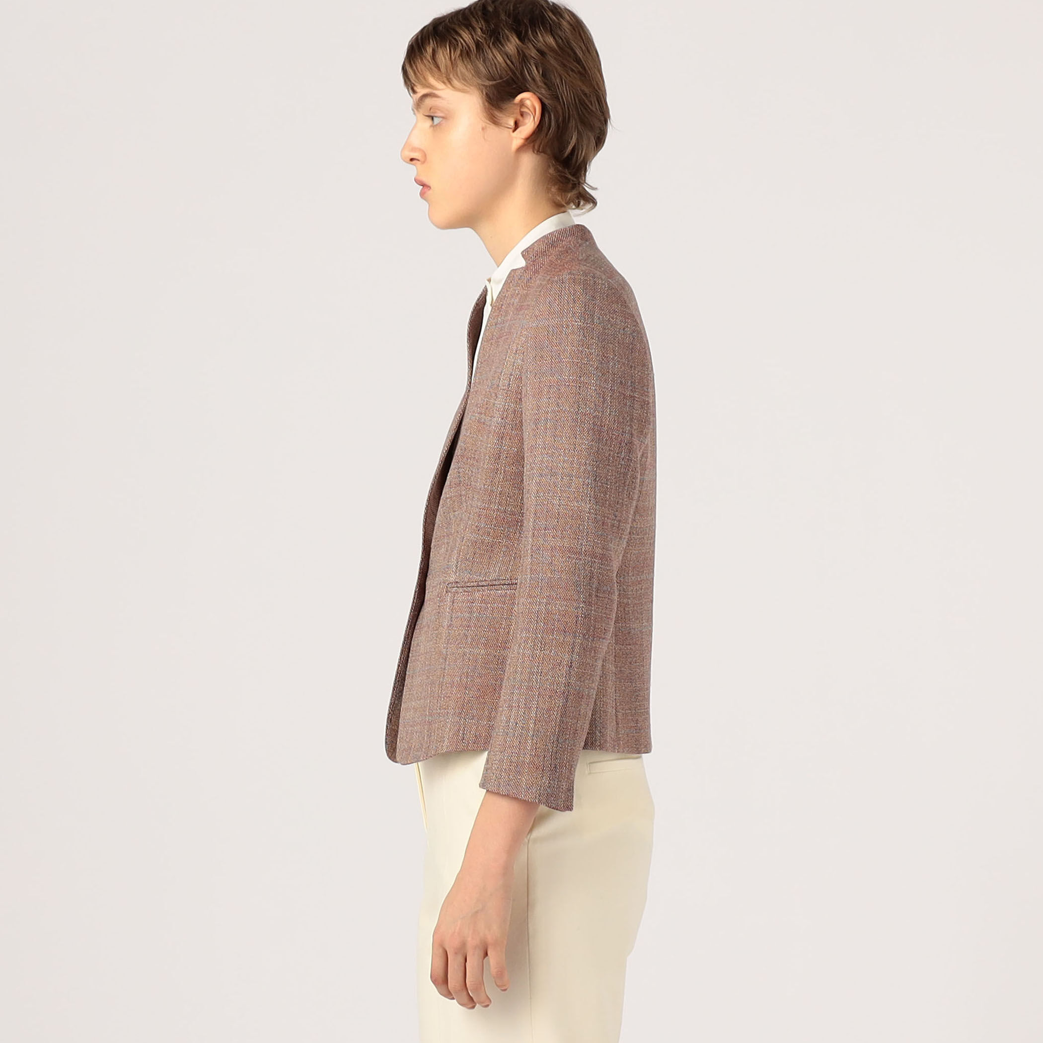 セール】 ウールツイード バルマカーンコート Fox Tweed
