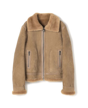 ラムレザー ムートンジャケット