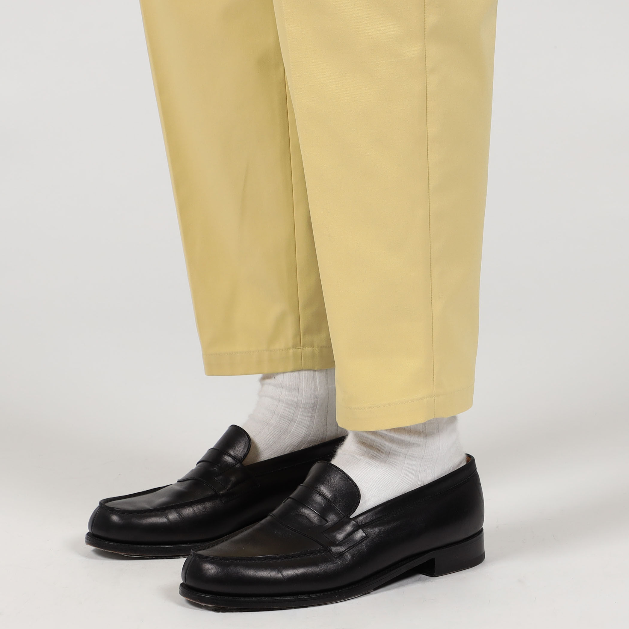 ポリエステルコットンツイル ダブルバックルパンツ