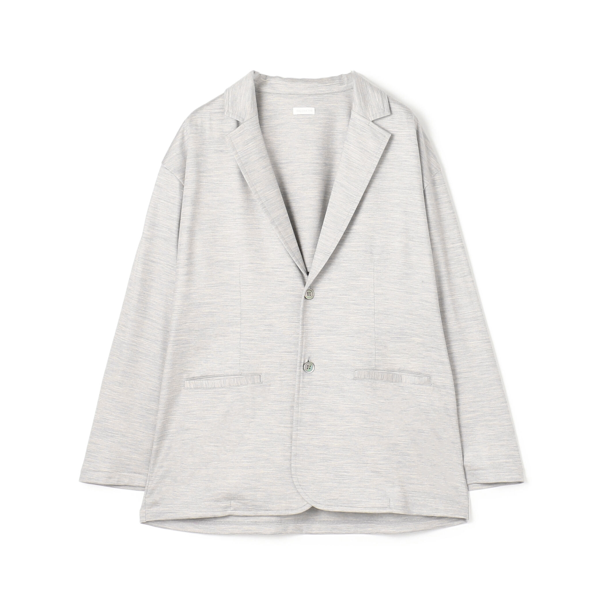 ウォッシャブルウールジャージー ノッチドラペルジャケット