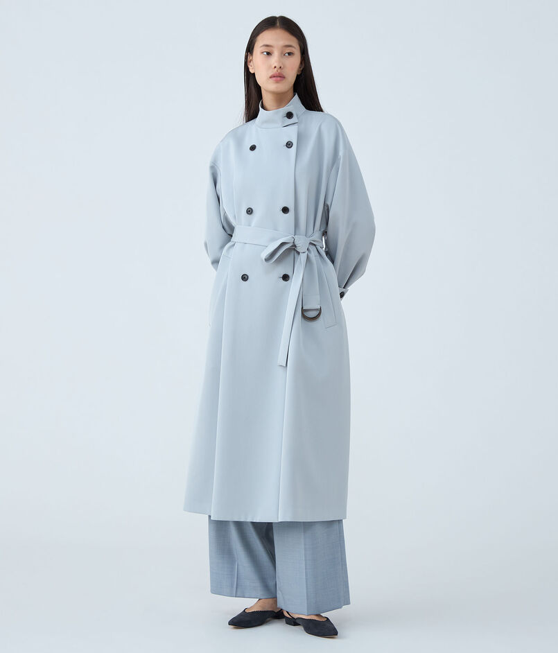 カバートクロス スタンドカラーコート｜トゥモローランド 公式通販