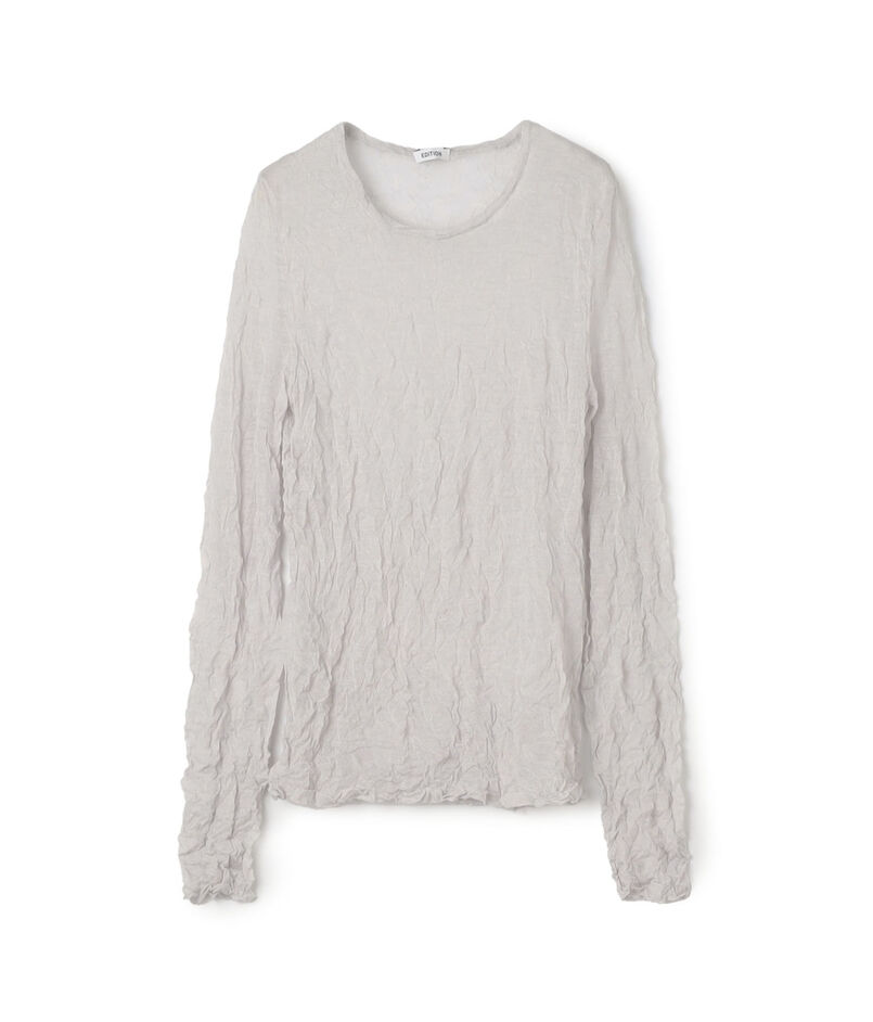 プリーツニット プルオーバー