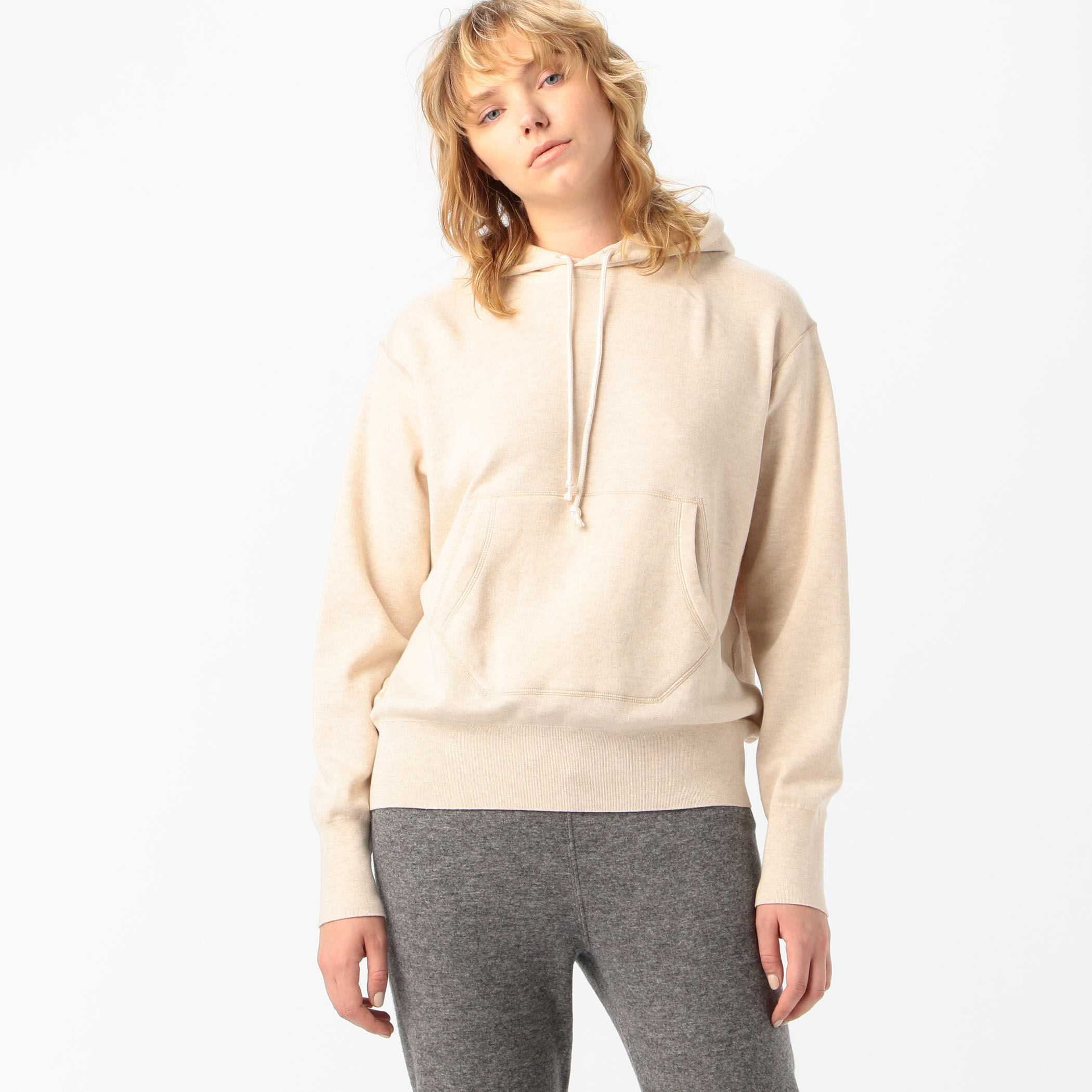 ソフトコットンスムース フーデッドプルオーバー｜トゥモローランド