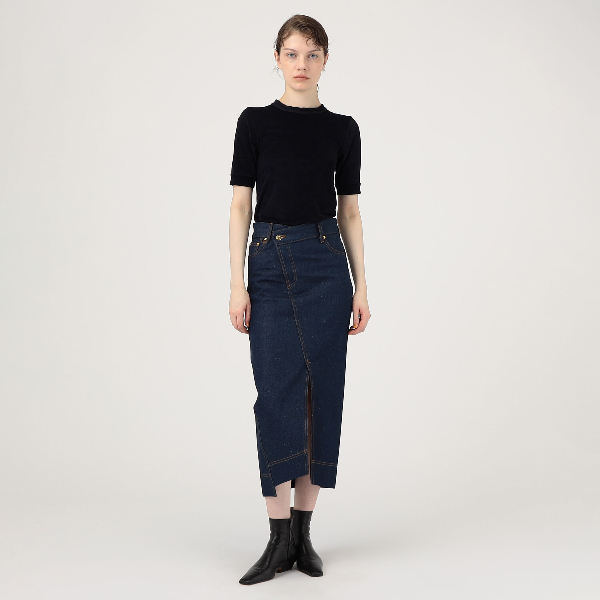 JACQUEMUS LA JUPE DE-NIMES コットンデニムスカート