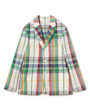 Mai Tai by MAISON et VOYAGE コットン インドマドラス シャツジャケット