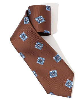 ERRICO FORMICOLA シルクプリント 小紋柄ネクタイ