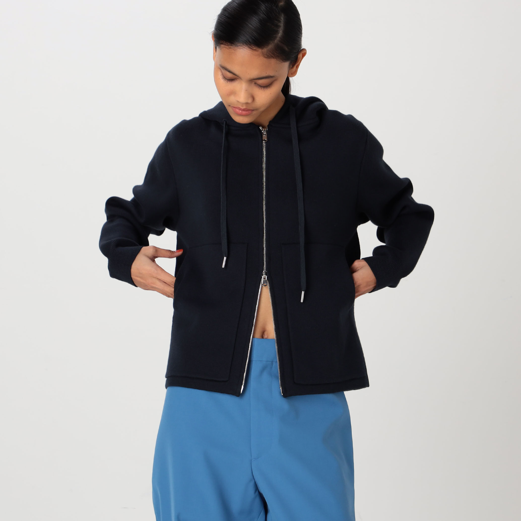 CABaN コットンカシミヤ ジップパーカ|トゥモローランド 公式通販 CABaN コットンカシミヤ ジップパーカ|トゥモローランド 公式通販