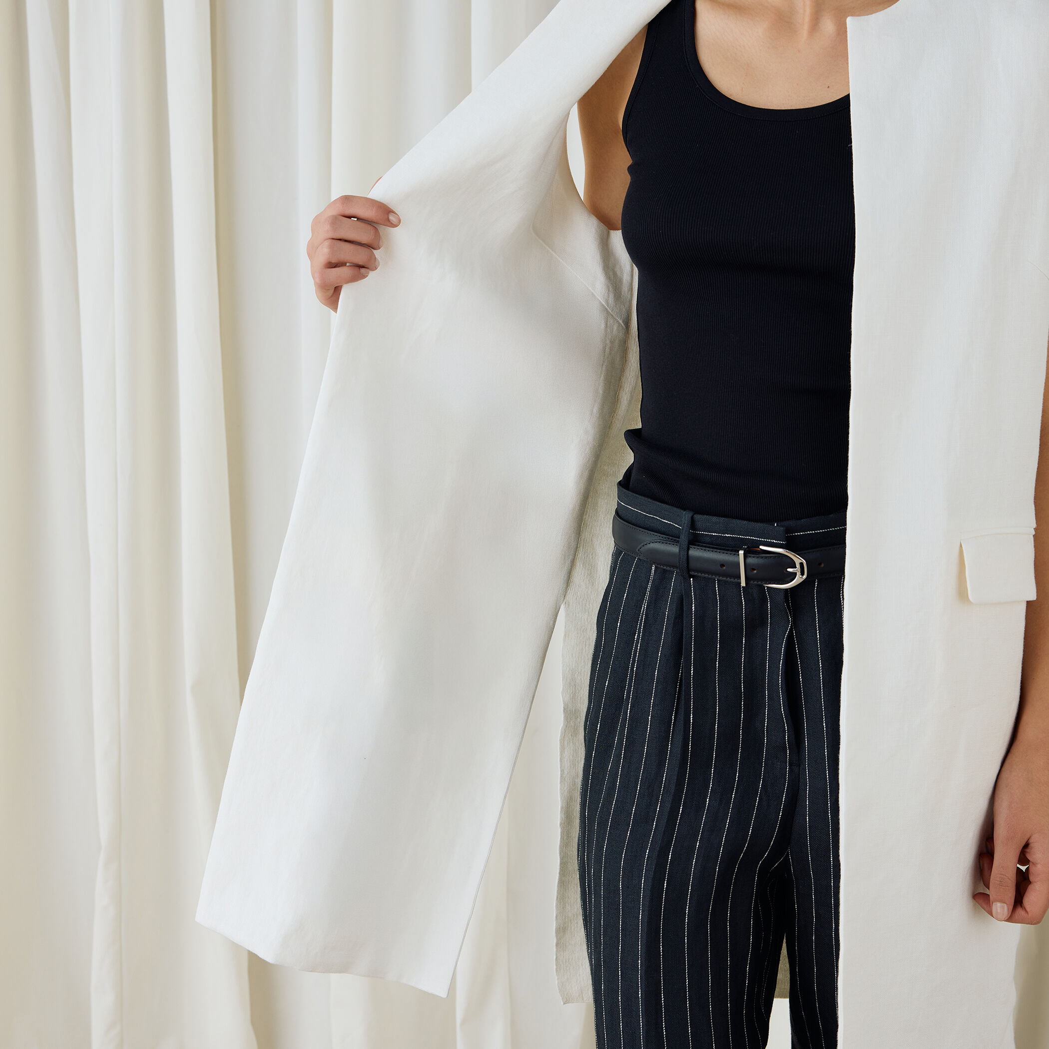 ファブリックコンビ ロングジレ｜トゥモローランド 公式サイト