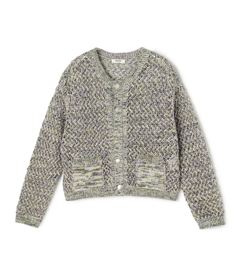 ギマメッシュ クルーネックカーディガン