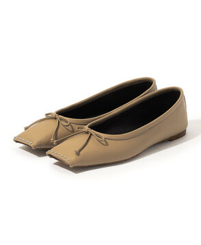 CHEMBUR SQ FLAT STUDS BALLET シューズ