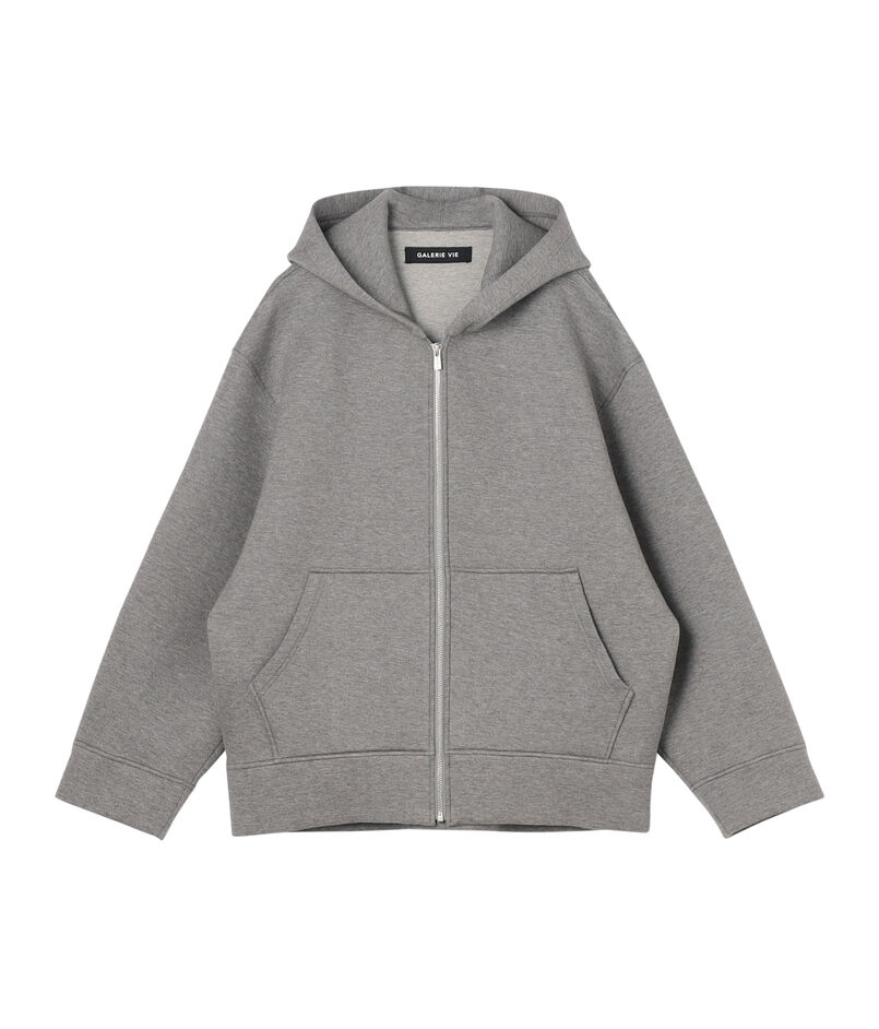 ■ダンボールニット フーデッドブルゾン