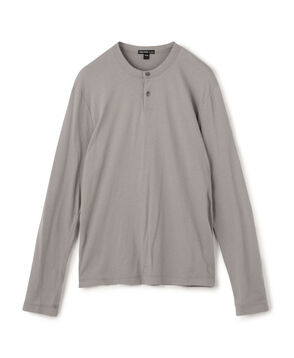 ブラッシュドコットン ヘンリーネックプルオーバー MBEL3613