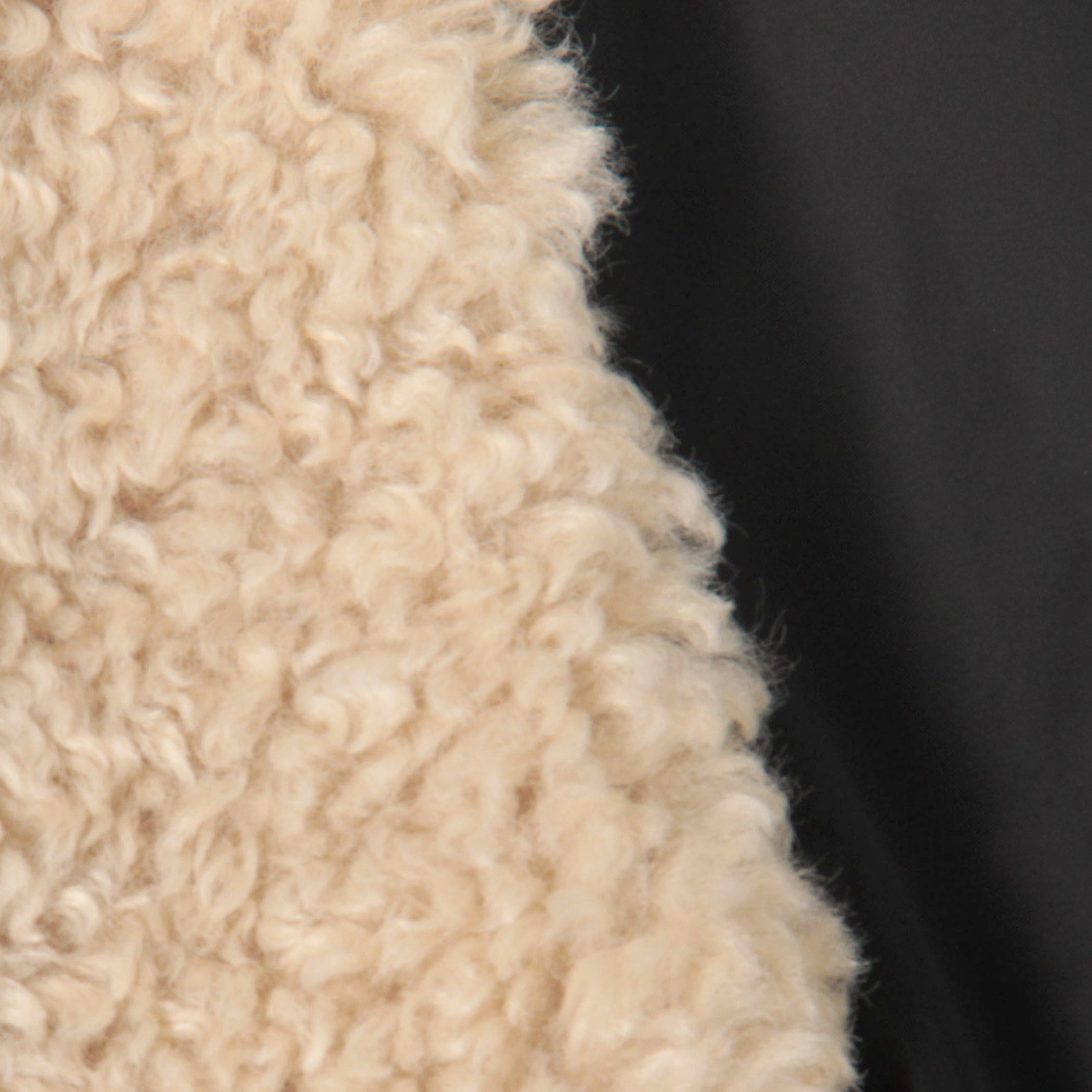 HYKE FAUX SHEARLING TYPE MA-1【size1】 HYKE] ハイク FAUX SHEARLING TYPE MA-1 JACKET(BLACK)