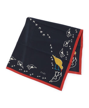 Drake&rsquo;ｓ OYSTER CATCHER PRINT BANDANA シルクプリントスカーフ