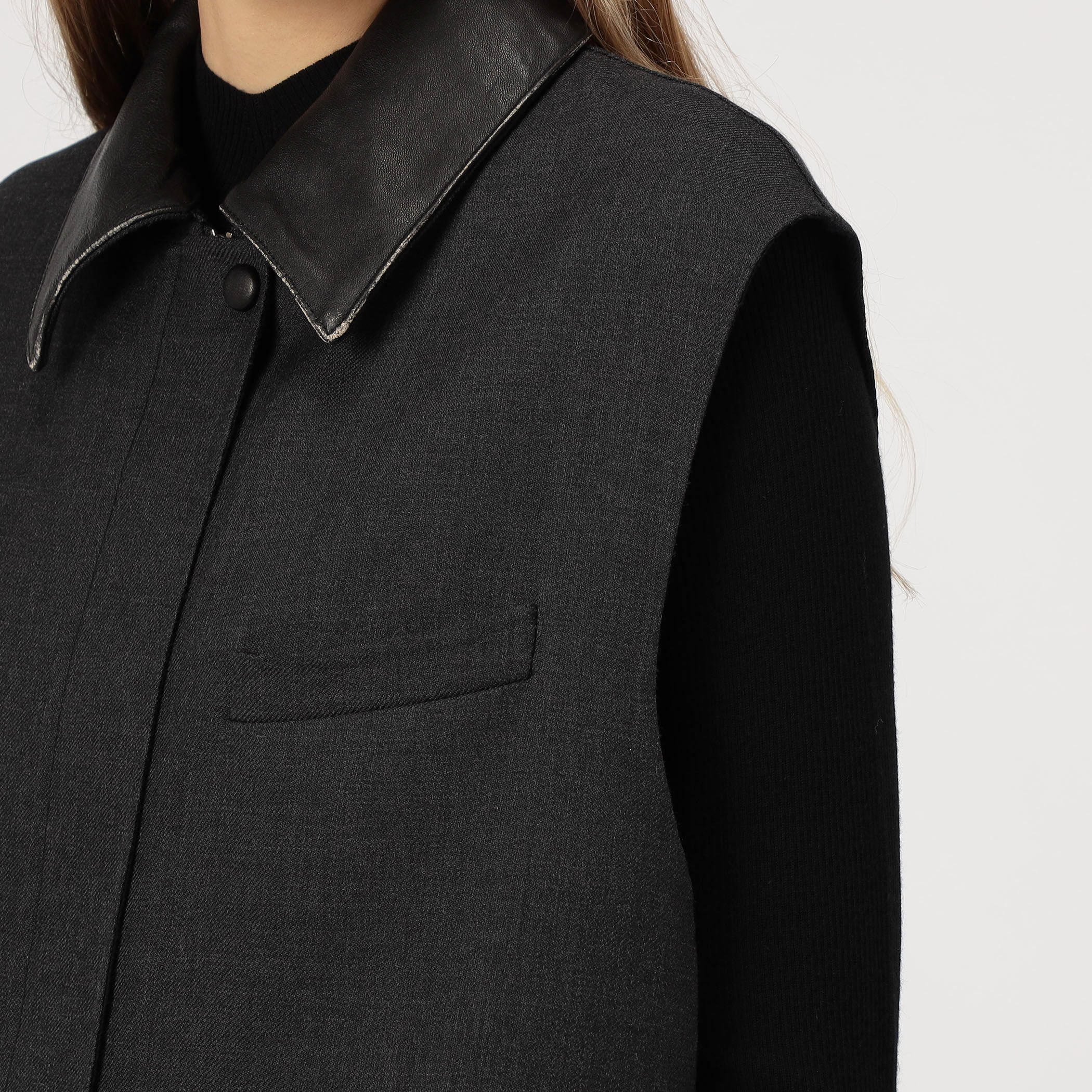 ダブルフェイスツイル ジレブルゾン｜トゥモローランド 公式通販