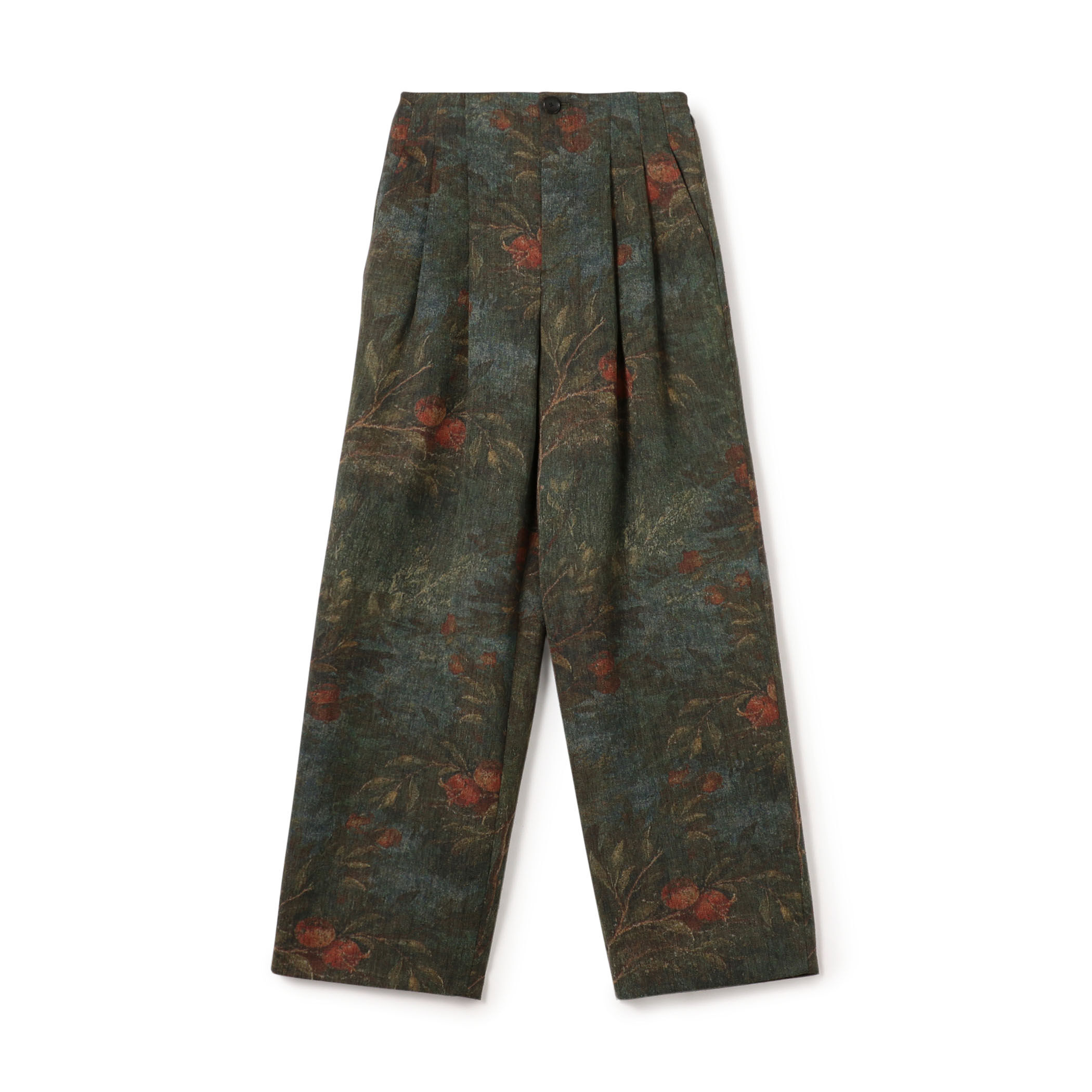 CABaN キャバン 23SS マルチジャカード ワイドパンツ 総柄 pr14070246-2.jpg