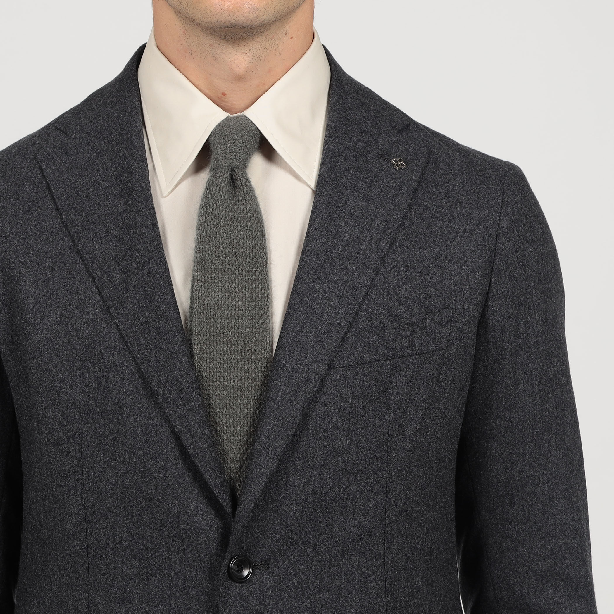 別注】TAGLIATORE ウールサキソニー シングルブレステッド2B