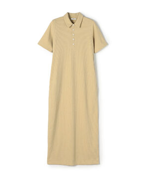 ヘザーリブ ポロカラーワンピース