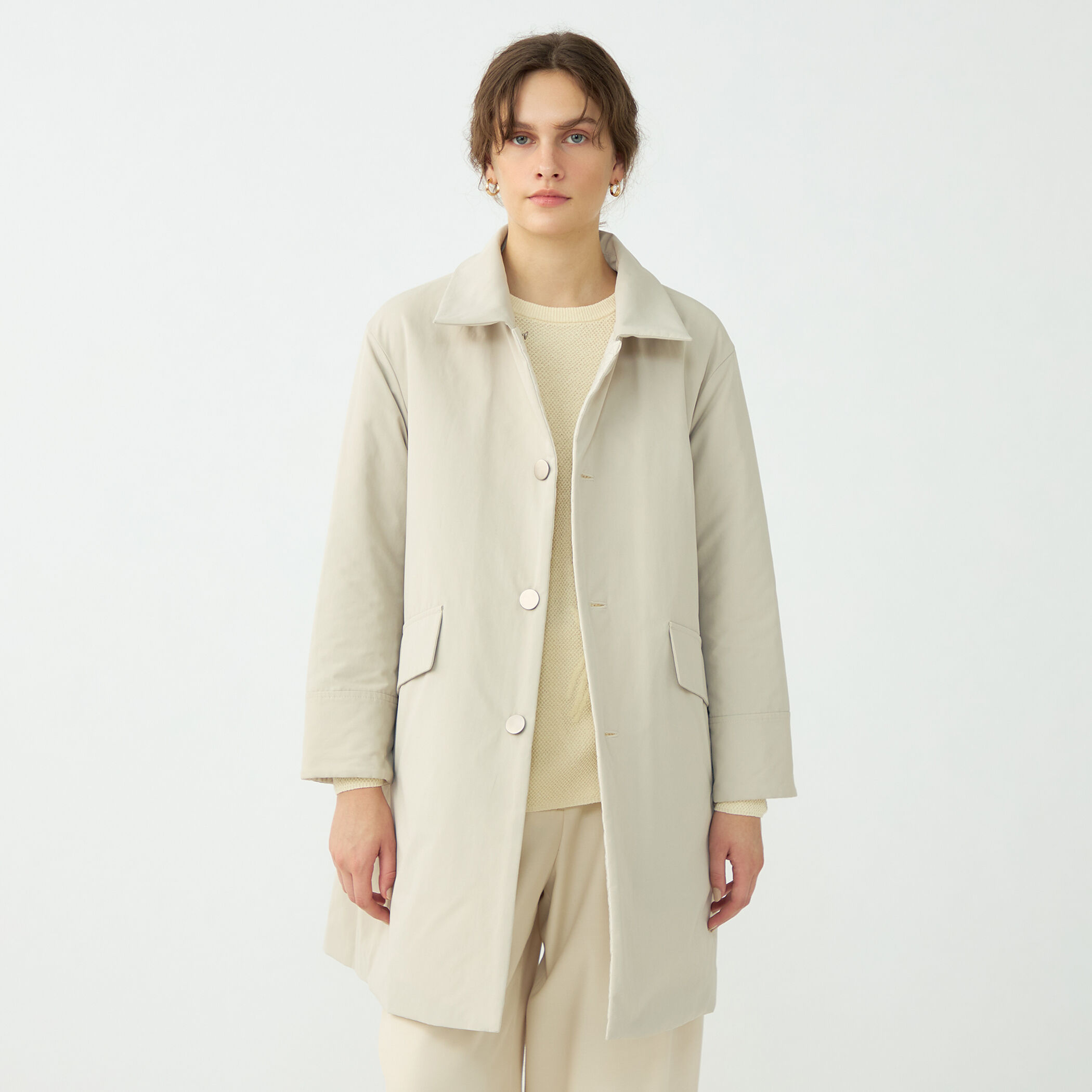 パデットリバーキルティング リバーシブルハーフコート