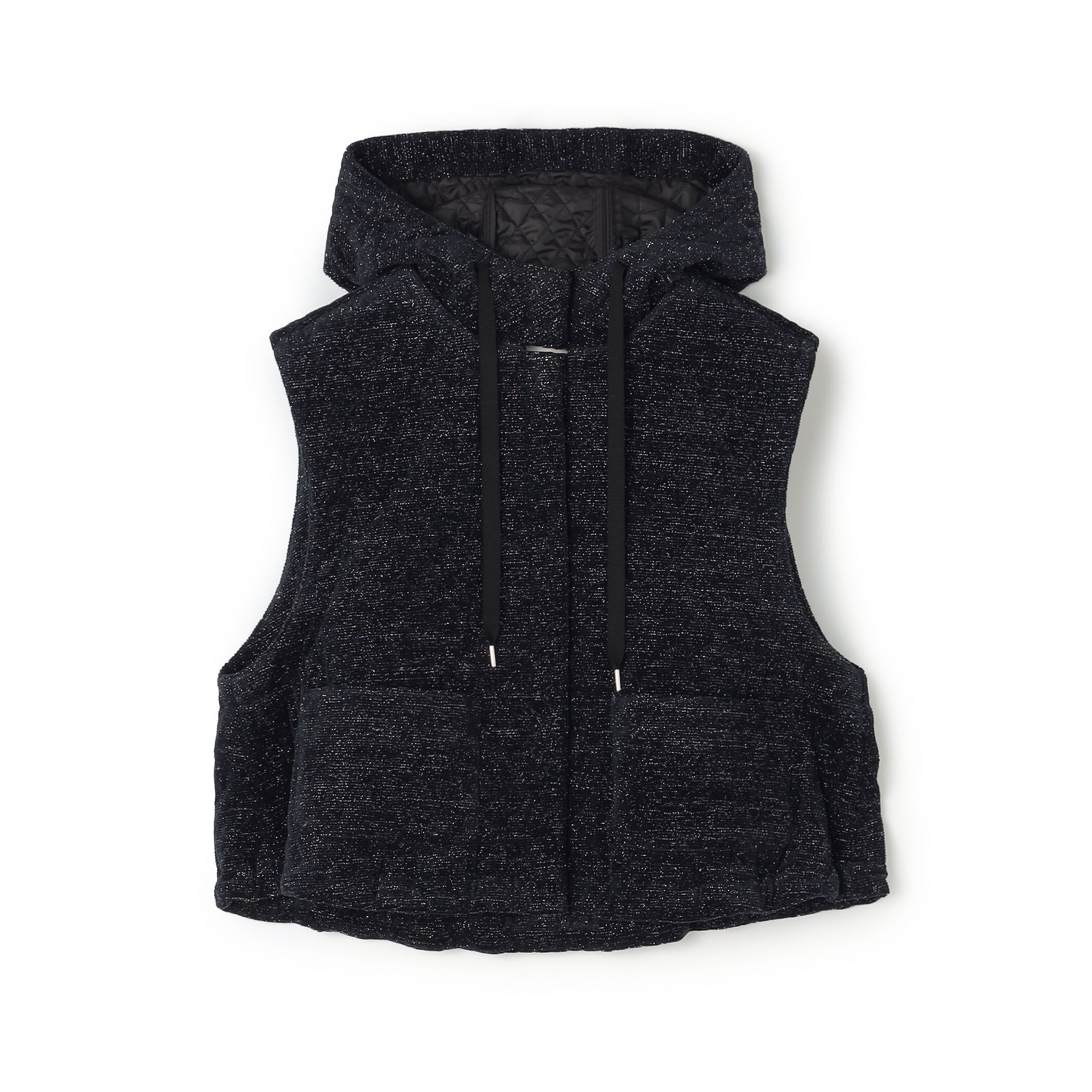 □キルティングベロア ショートベスト｜トゥモローランド 公式通販