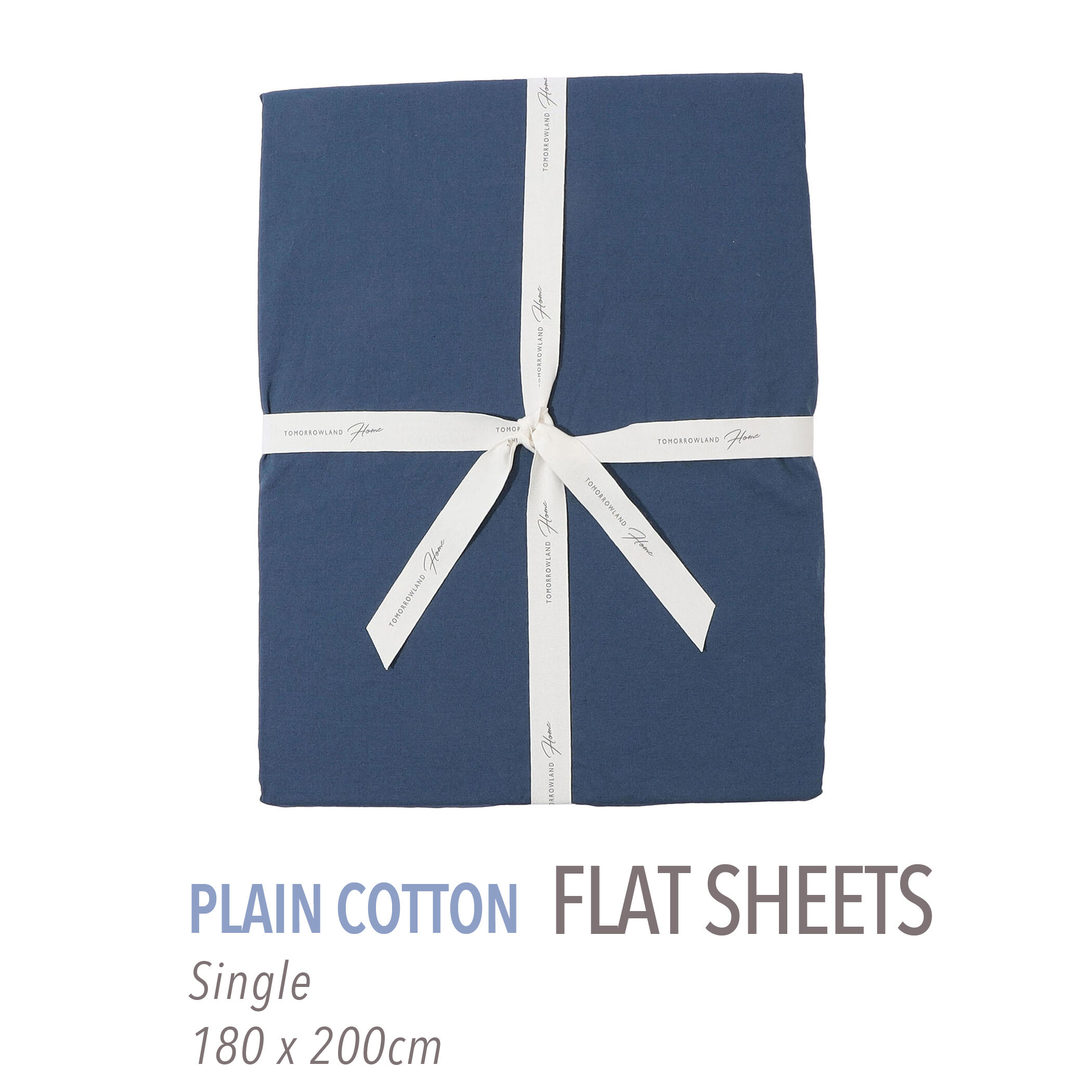 TOMORROWLAND HOME プレーンコットン ボックスシーツ　セミダブル プレーンコットン フラットシーツ（シングル）｜トゥモローランド 公式通販