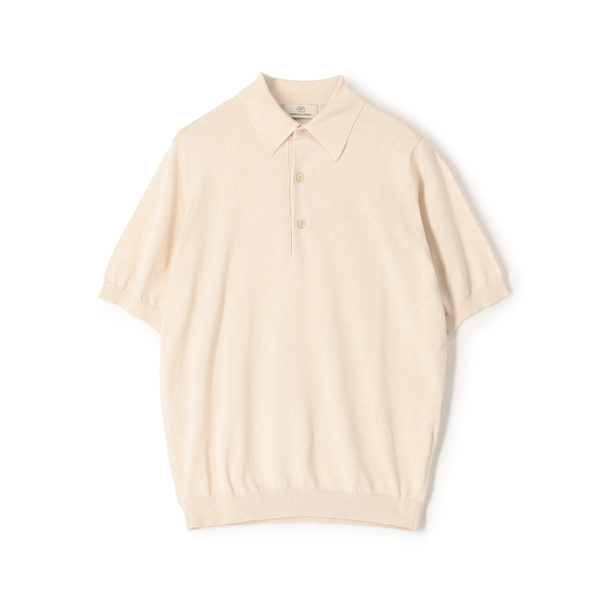 シルクコットン ニットポロシャツ｜トゥモローランド 公式通販