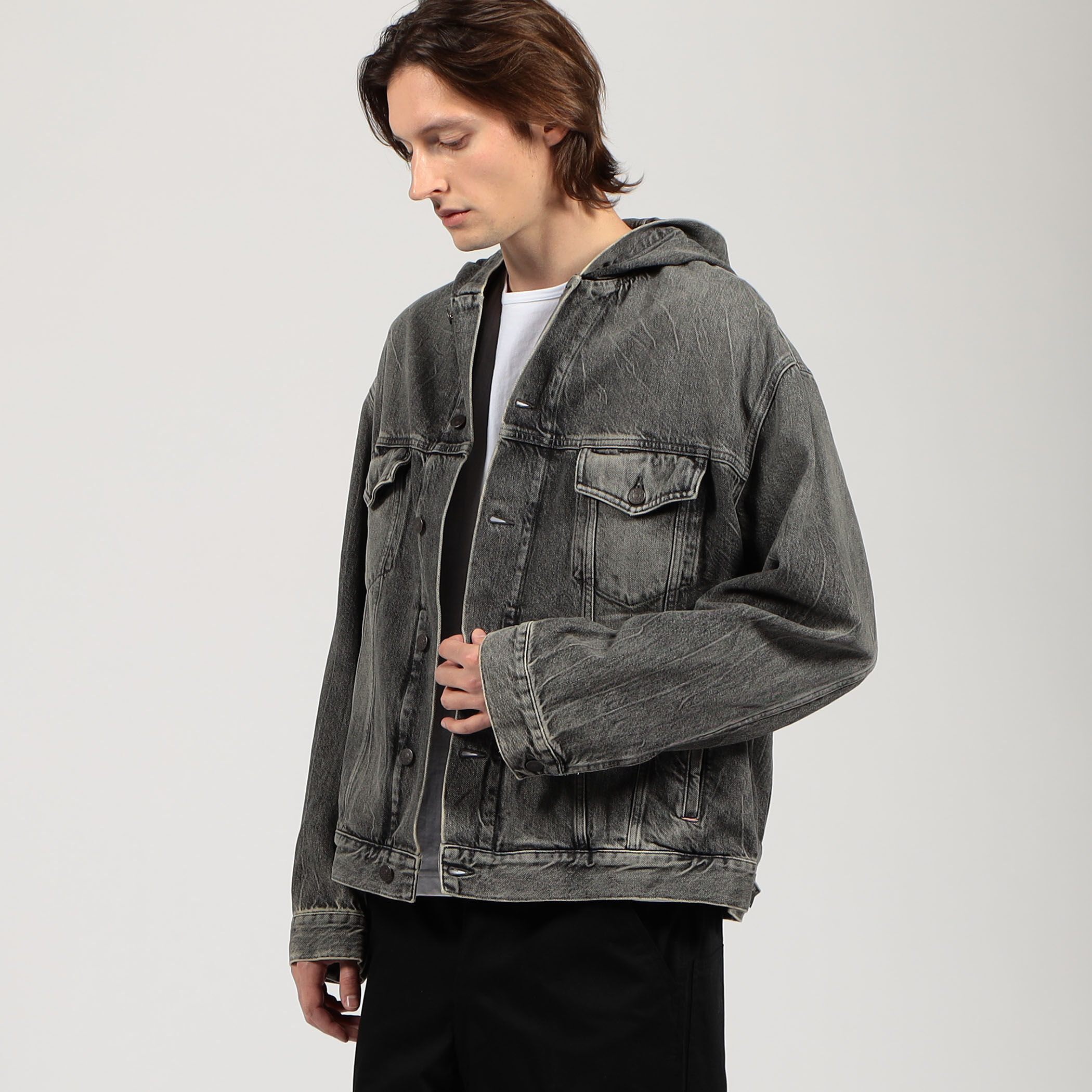 Acne Studios フーデッドデニムジャケット｜トゥモローランド 公式サイト