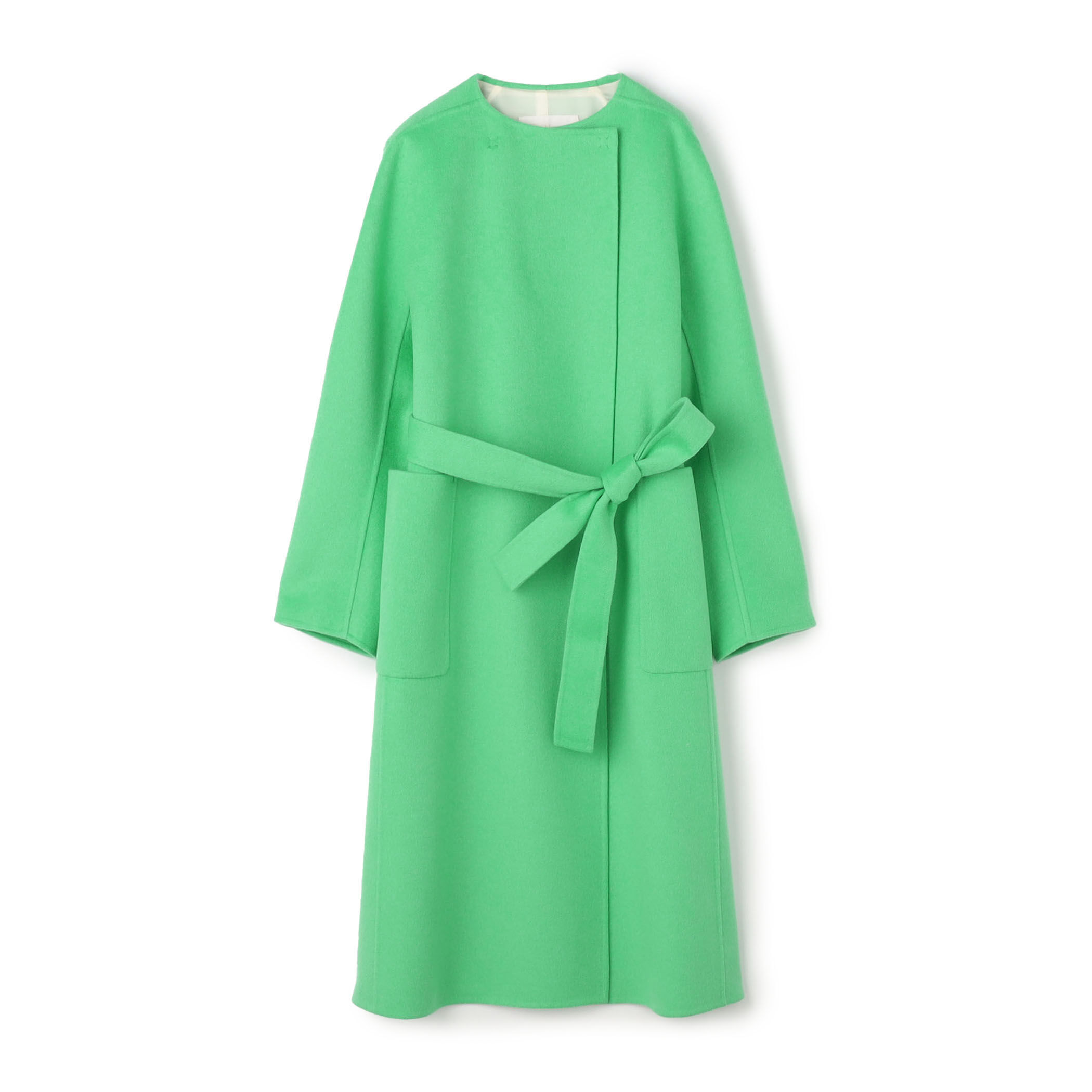 タイムセール‼️トゥモローランド　ballsey ノーカラーコート プレミアムウールリバー ノーカラーコート｜トゥモローランド 公式通販