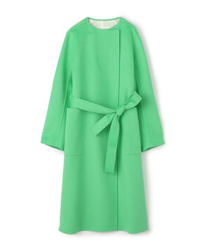 プレミアムウールリバー ノーカラーコート