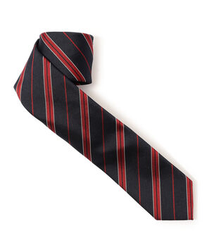 TOMORROWLAND シルク レジメンタルストライプナロータイ