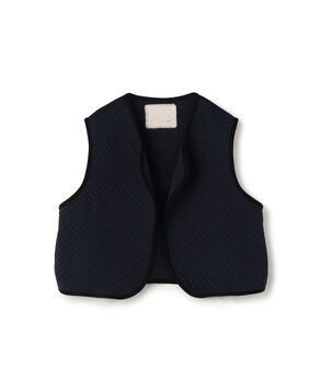 【別注】V::room キルティング ショートベスト