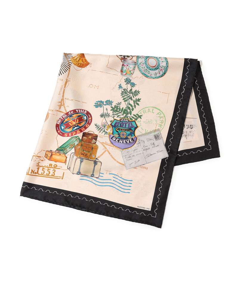 MANTERO 1902 A TICKET TO RIDE シルクスカーフ